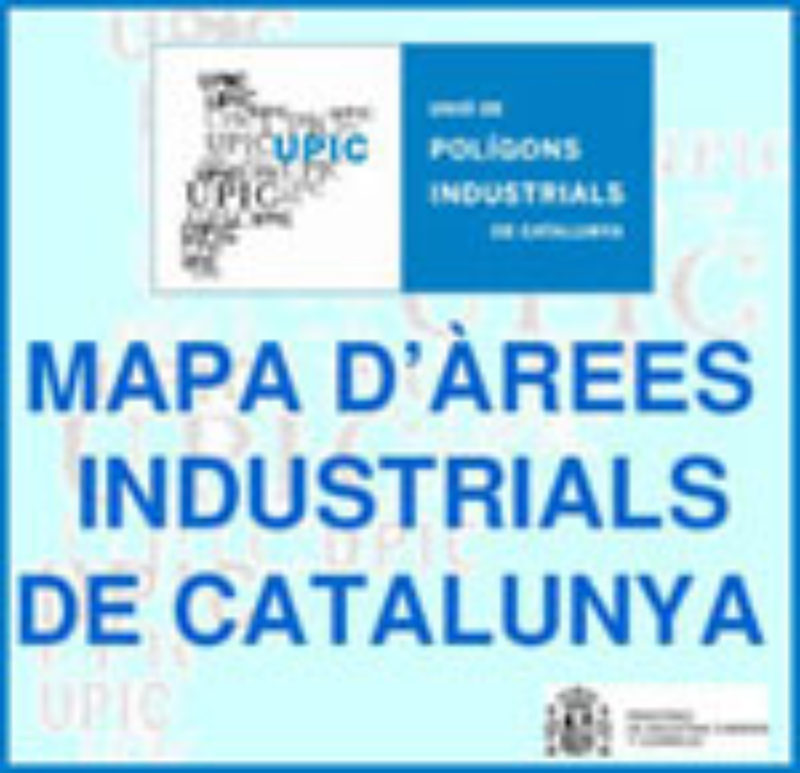 Mapa de les àrees industrials de Catalunya en funcionament
