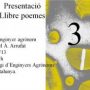 Presentació de Llibre de Poemes de l’enginyer agrònom Miquel A. Arrufat