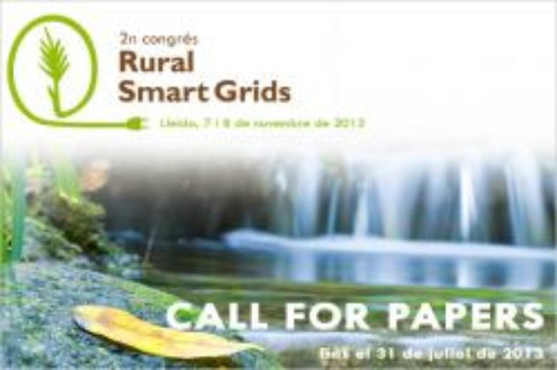 Està obert el Call For Papers per al 2n Congrés Rural Smart Grids.