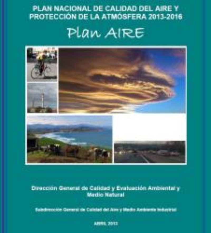 S’aprova el Pla Nacional de Qualitat de l’Aire i Protecció de l’Atmosfera 2013-2016
