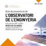 Acte de presentació de lObservatori de lEnginyeria