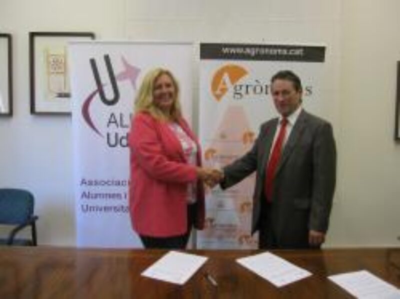Signatura del Conveni de col·laboració entre Alumni UdL i el Col·legi Oficial d’Enginyers d’Agrònoms de Catalunya a Lleida