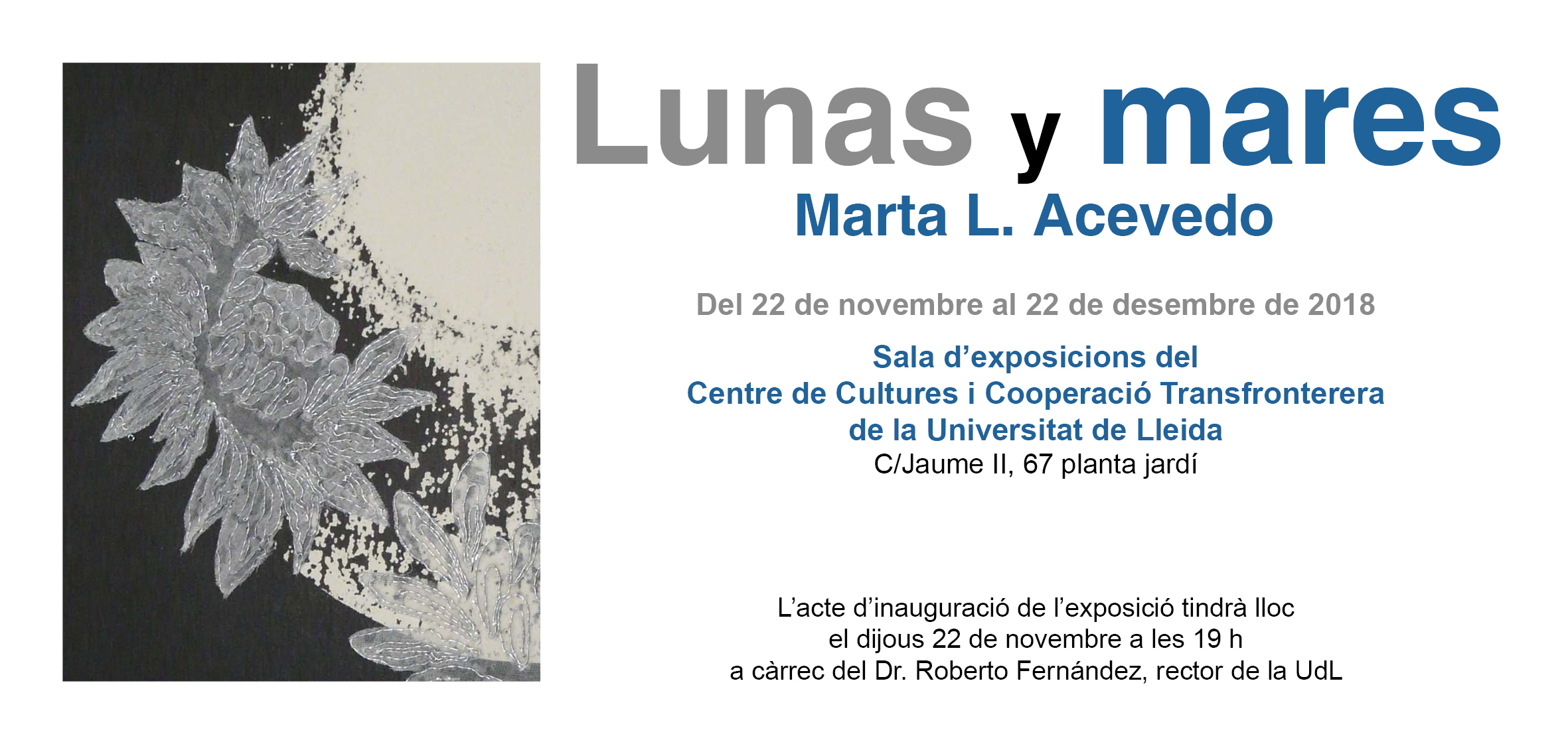 Acte Inauguració Exposició “Lunas y Mares” de la companya Marta L. Acevedo