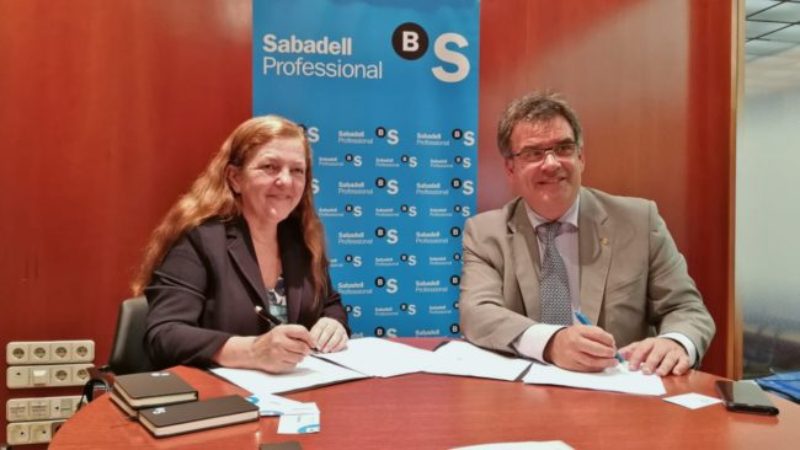 Renovació del conveni amb el Banc Sabadell per a oferir avantatges als col·legiats/des
