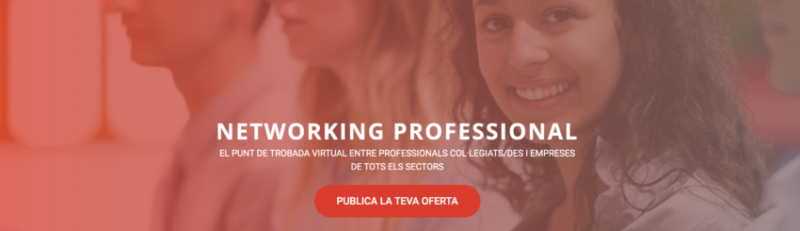 NETWORKING PROFESSIONAL: el punt de trobada virtual entre professionals col·legiats/des i empreses de tots els sectors