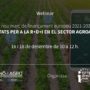 WEBINAR | EL NOU MARC DE FINANÇAMET EUROPEU 2021-2027: OPORTUNITATS PER A LA R+D+I EN EL SECTOR AGROALIMENTARI