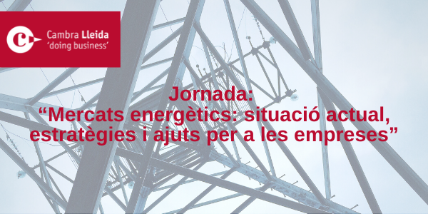 Jornada: “Mercats energètics: situació actual, estratègies i ajuts per a les empreses”