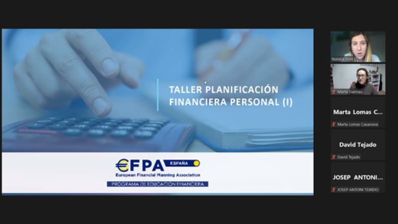 Arrenca amb èxit el curs de formació financera impartit per la EFPA i gratuït per Col·legiats/des