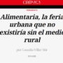 “Alimentaria, la feria urbana que no existiría sin el medio rural”, article de la degana Conxita Villar