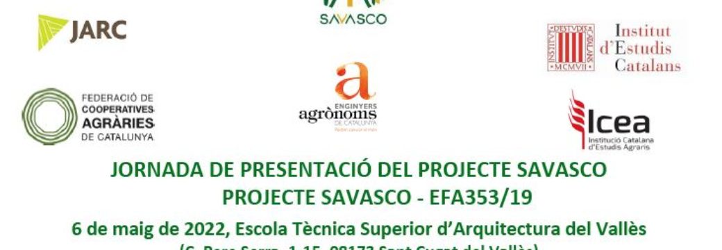 Jornada de presentació del Projecte SAVASCO – Projecte SAVASCO EFA353/19