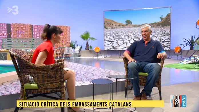 Entrevista al company Ignasi Servià al programa “Tot es mou” de TV3, per parlar de la sequera