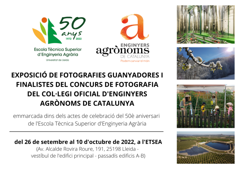 Exposició de Fotografies guanyadores dels Concursos de Fotografia del COEAC – Lleida 2022