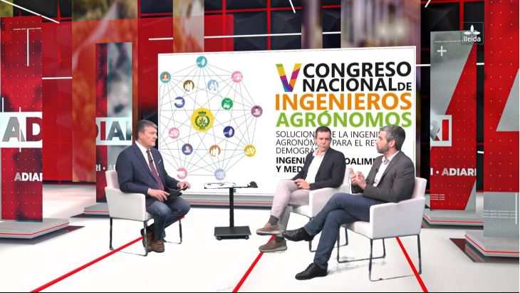 Entrevista al delegat i el vocal de Lleida, Domènec Vila i Víctor Falguera, sobre el V Congrés Nacional d’Enginyers Agrònoms