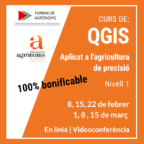 Curs online de QGIS aplicat a l’Agricultura de Precisió. Nivell 1