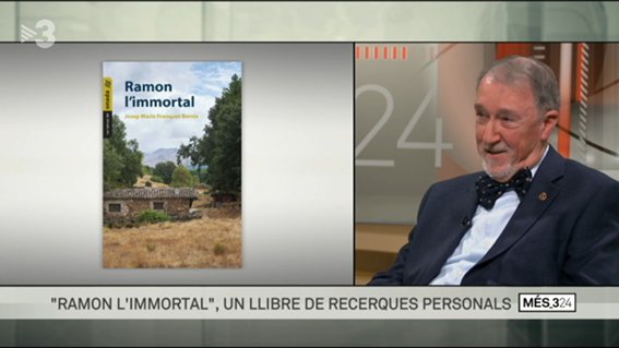 Entrevista al company Josep Maria Franquet per la seva novel·la “Ramon l’immortal”