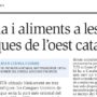 “Aigua i aliments a les conques de l’oest català”, article del company Joan Girona