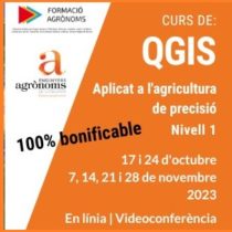 III edició. Curs online de QGIS aplicat a l’Agricultura de Precisió. Nivell 1